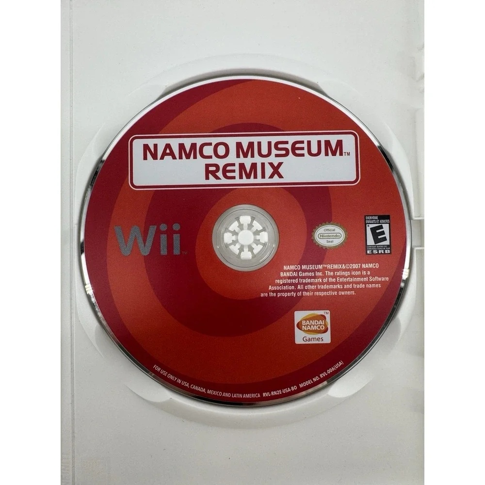 Namco Museum Remix Nintendo Wii Bandai Namco Games With Manual CIB